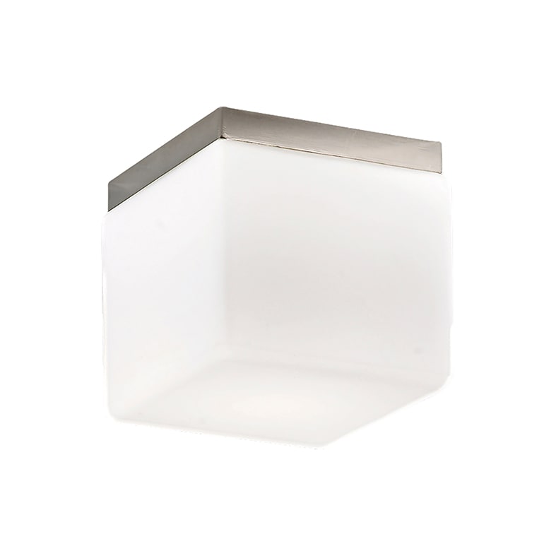 ROSSINI RSS3400-15 PLAFONIERA QUADRATA ANODIZZATA/VETRO SAT