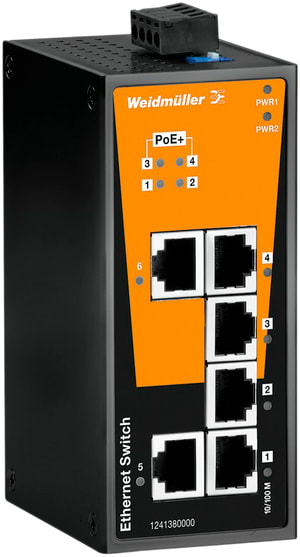 WEIDMULLER WEI1286920000 IE-SW-BL06T-2TX-4POE
