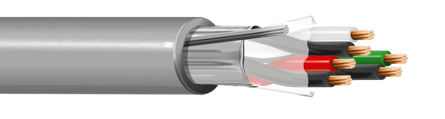 ITC INDUSTRIA TECNIC ITC34F7YGOB500 3X2 AWG24 FLEX FTP RS-232 GRIG. OR B500