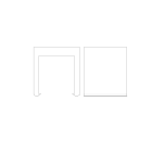 LINEA LIGHT (ILED) - ILD83224 KIT 5 STAFFE IN ACCIAIO + 5 VITI