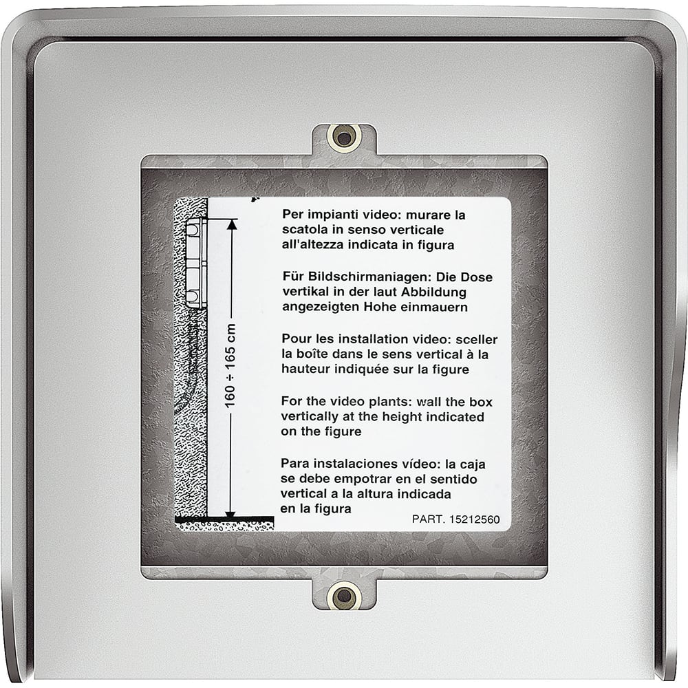 BTICINO BTI350611 1-moduliger Aufputzkasten, 1-reihig, Far