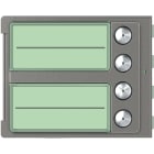 BTICINO BTI352045 Frontblende Ruftastmodul 4Rt Robur