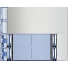 BTICINO BTI352141 FRONTALE 4 PULSANTI DOPPIA FILA ALLMETAL