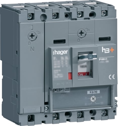 HAGER - HAGHMS081BC INT AUT H3+ P160 MAG 4P 80A 50KA