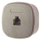 ELCART DISTRIBUTION ERT401490000 PRESA TELEF.MODUL.6P4C DA INCASSO