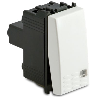 MASTER SRL - MST36015 MODO PULSANTE TASTO LUCE 1P 16A BIANCO