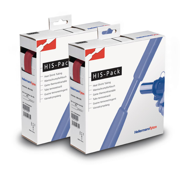 HELLERMANNTYTON Srl HEE300-30952 TERMORESTRINGENTE 2:1 MB 9,5/4,7 RD HIS