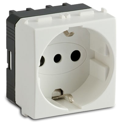 MASTER SRL MST36175 MODO PRESA P30 SCHUKO 2P+T 16A BIANCO