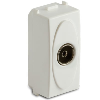 MASTER SRL - MST36254 MODO PRESA TV 9,5MM FINALE BIANCO