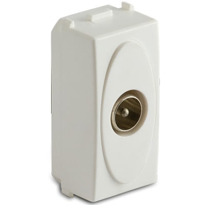 MASTER SRL - MST36265 MODO PRESA COAX IEC MASCHIO BIANCA