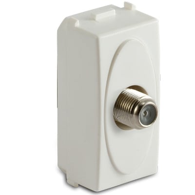 MASTER SRL - MST36266 MODO PRESA COAX TIPO SAT 75 OHM BIANCO