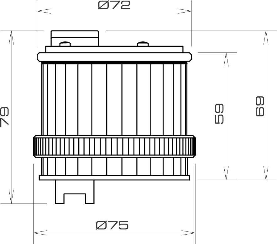 SIRENA SIR32202 TWS LED AMB S PR V24DAC GY