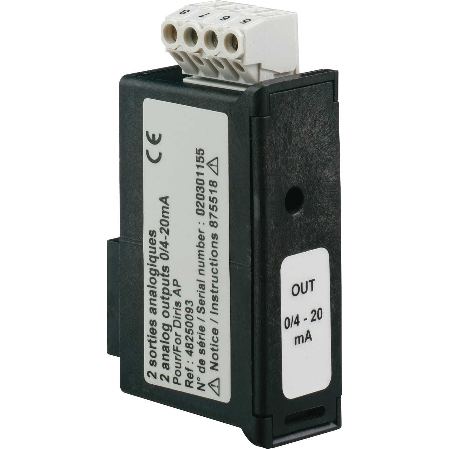 SOCOMEC SOC48250093 USCITE ANALOGICHE DIRIS A-30/A-41