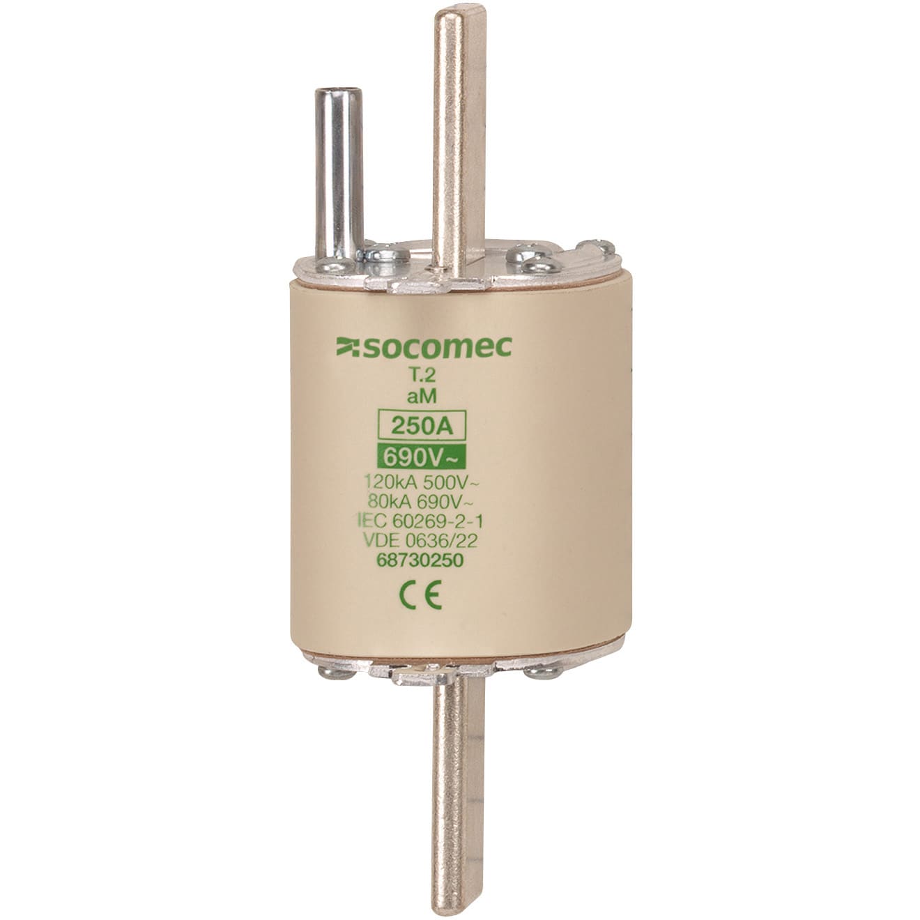 SOCOMEC SOC68730250 FUS. A COLT. TIPO AM - T2 AM - CON PERCU