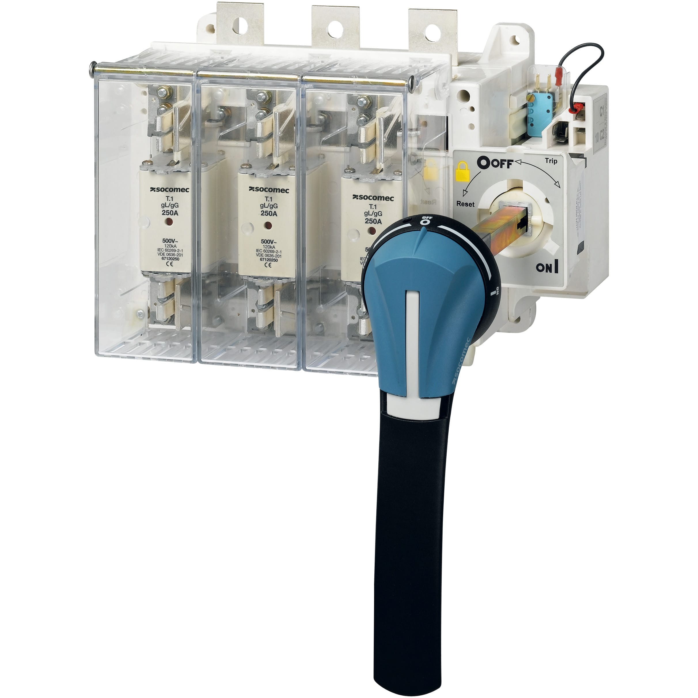 SOCOMEC SOC36506121 FUSOMAT - 1250A - T4 4P- CDO FRONT. - LA