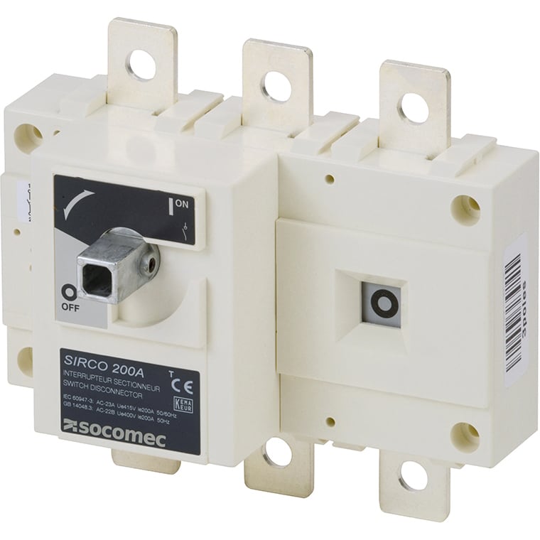 SOCOMEC SOC26003021 SIRCO - 200A - 3P - CDO FRONT. - APPAR.