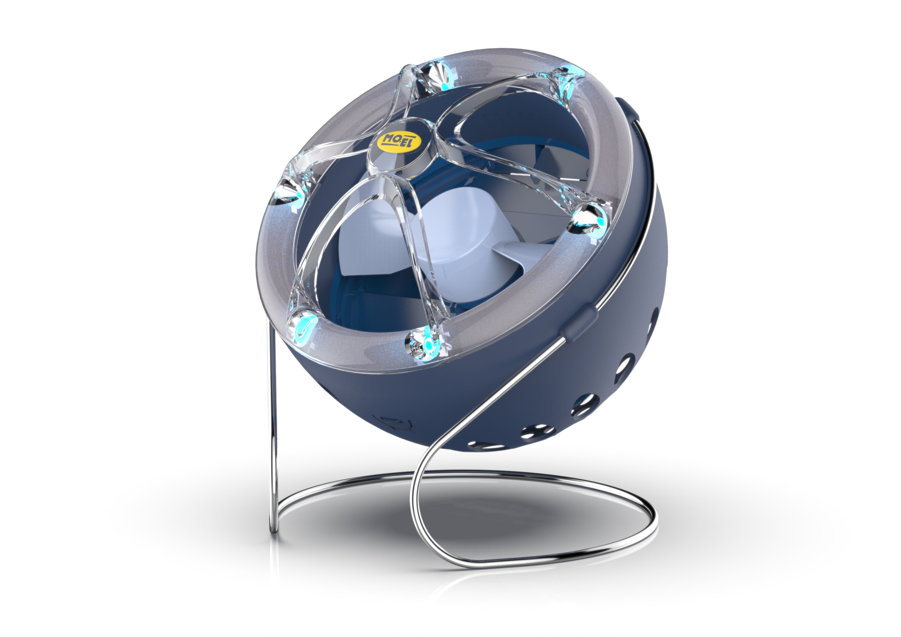 MO EL MOE3688L MOON 1LED 9W 100-240V/50-60HZ