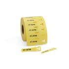 HELLERMANNTYTON Srl - HEE556-80585 TAGPU LOOP 12X74 RESISTENTI UV, GIALLE