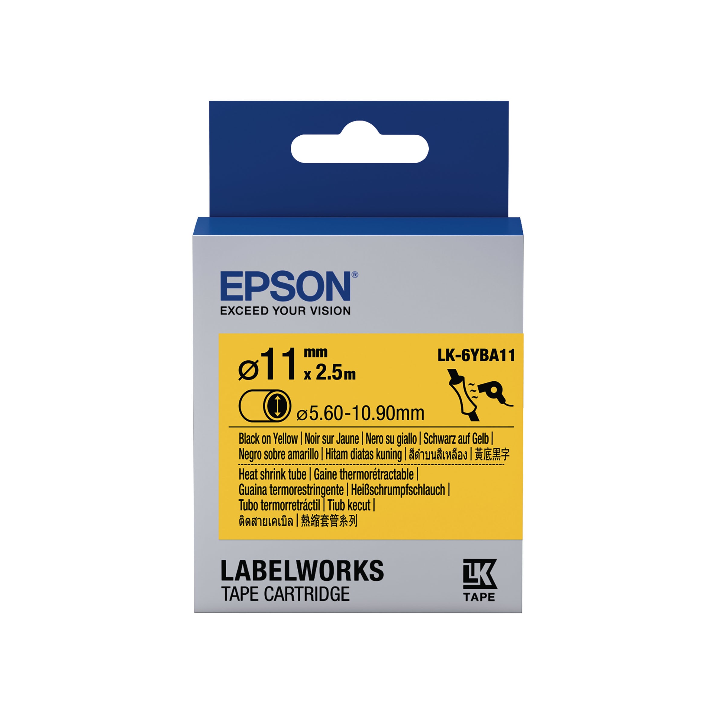 ABC TOOLS SPA - ABCK37315501 NASTRO GIALLO 3-5,7 MM 2,5 M