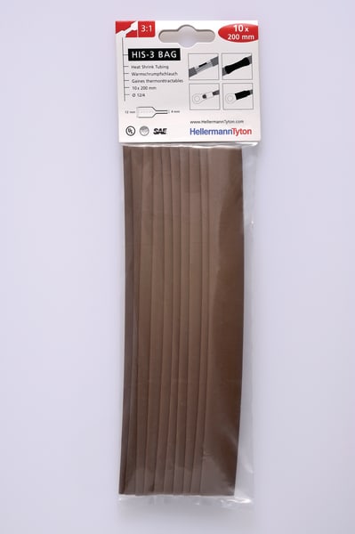 HELLERMANNTYTON Srl HEE308-31214 TERMORESTRINGENTE 3:1 BU BLIST 12/4 HIS-