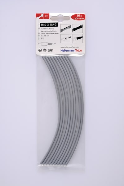 HELLERMANNTYTON Srl HEE308-30313 TERMORESTRINGENTE 3:1 GY BLIST 3/1 HIS-3