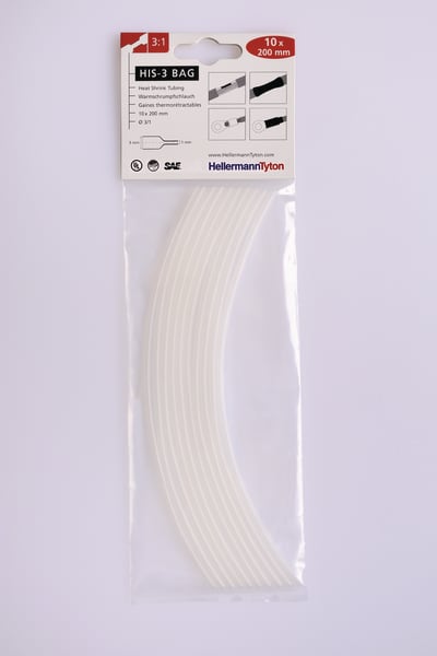 HELLERMANNTYTON Srl HEE308-30315 TERMORESTRINGENTE 3:1 CL BLIST 3/1 HIS-3