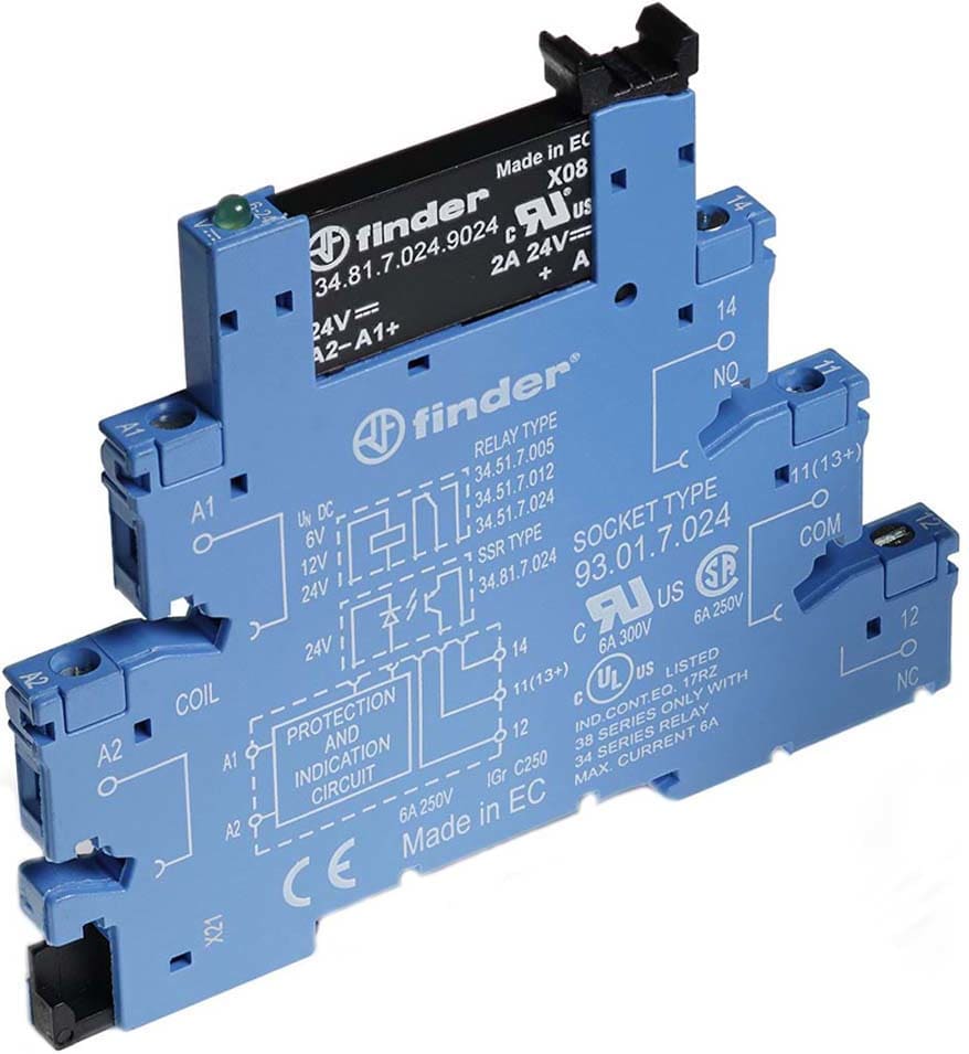 FINDER SPA - FIN388170607048 INTERFACCIA MODULARE SSR 1NO MORS.VITE