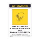 CEMBRE SPA - CEM389001NAR TARG.ALL.SD-SC 300X200 MM.VIDEOSORVEGLIA