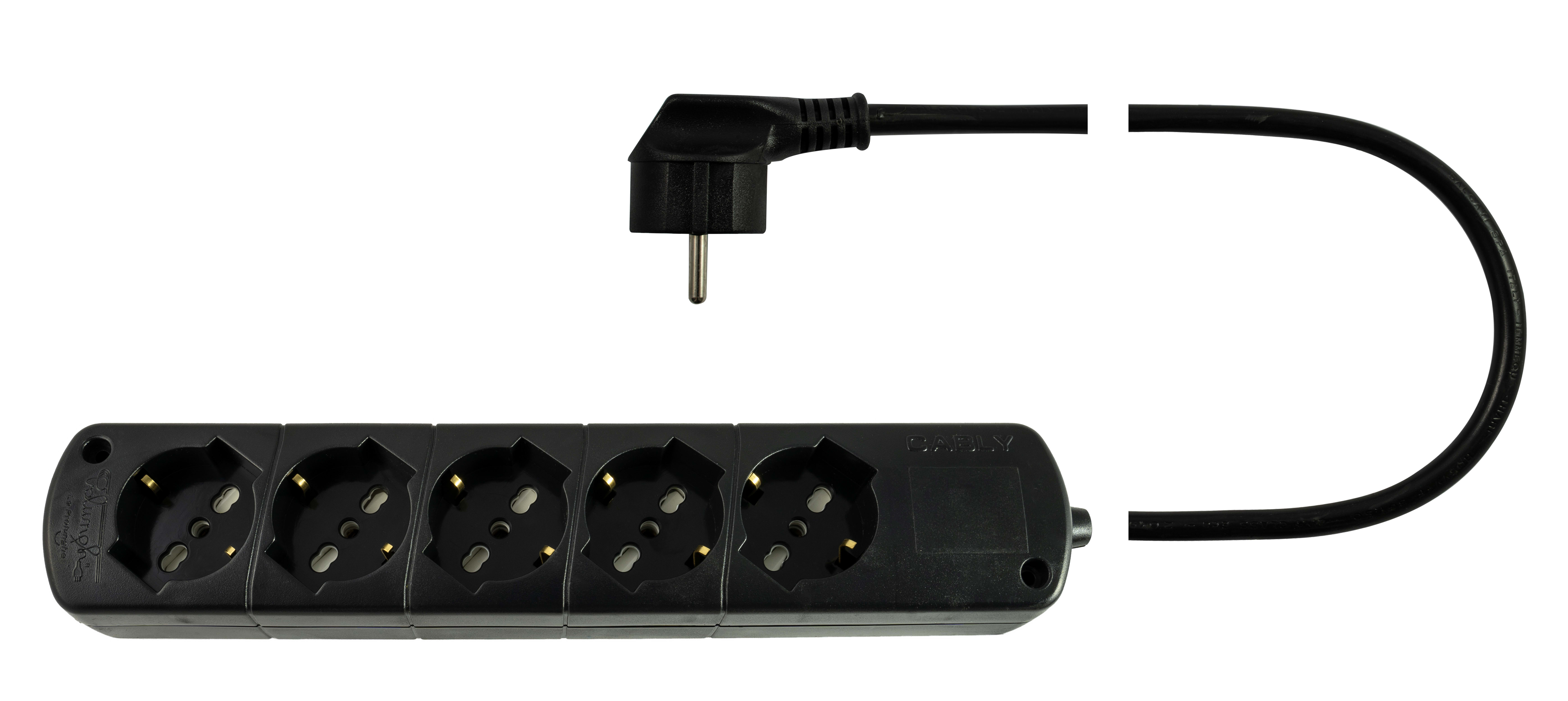 LE PROLUNGHE SAS PRG395/N CABLY U.5U S/IN 3G1.5 SP/SCH 90 MT1.5 NE