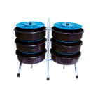 CANFOR UTENSILI SRL - CNF399/6 SVOLGITORE MOD. ARIANE A 6 PORTAMATASSE