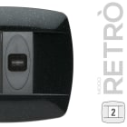 MASTER SRL - MST39RT382 MODO RETR 2 POSTI GRIGIO ANTRACITE