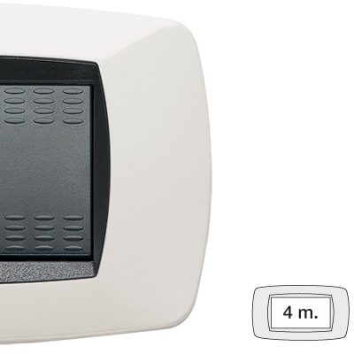 MASTER SRL MST39TC104 MODO PLACCA 4 POSTI BIANCO