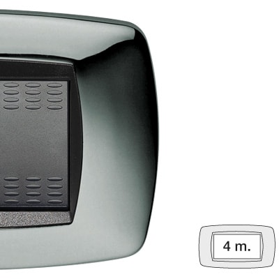 MASTER SRL - MST39TC224 MODO PLACCA 4 POSTI CROMATO