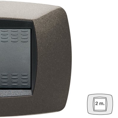 MASTER SRL MST39TC382 MODO PLACCA 2 POSTI GRIGIO ANTRACITE