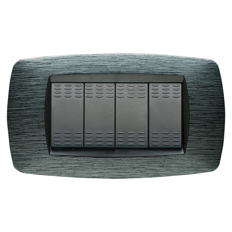 MASTER SRL - MST39TC514 MODO PLACCA 4 POSTI SATINATO GRIGIO