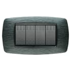 MASTER SRL MST39TC514 MODO PLACCA 4 POSTI SATINATO GRIGIO