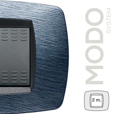 MASTER SRL - MST39TC522 MODO PLACCA 2 POSTI SATINATO BLU