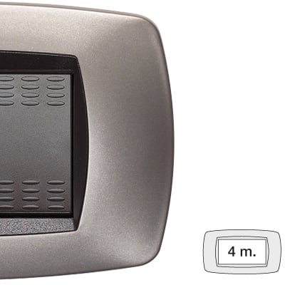 MASTER SRL - MST39TC554 MODO PLACCA 4 POSTI BRONZO OPACO