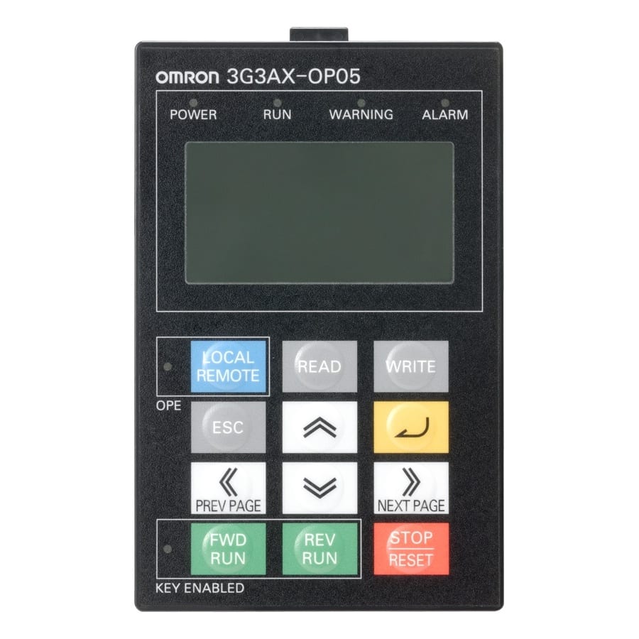 OMRON OMR3G3AXOP05 INVERTER- CONSOLE REMOTA LCD PER MX2