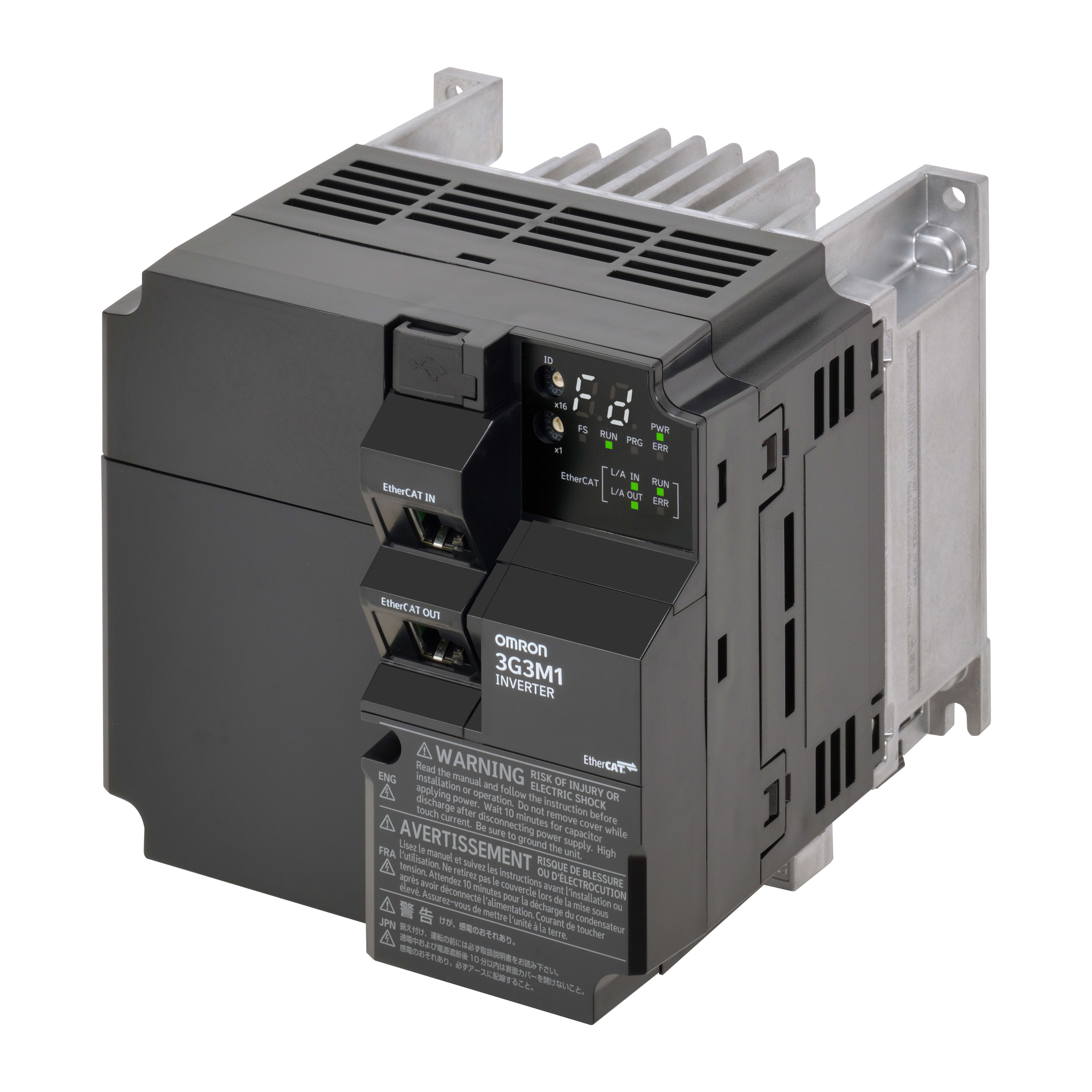 OMRON - OMR3G3M1A4030ECT INVERTER M1-ECT,400V 3-PH,3,0KW,7,2A(HHD