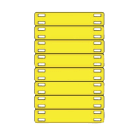 GRAFOPLAST SRL GRASI2K030Y TARGA CAVI GIALLO 4 FORI LATER 52X11 200