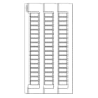 GRAFOPLAST SRL - GRASI2KAF5010LWK T. MORSETTI BIANCO WEIDMULLER 10X5 1056P