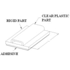 GRAFOPLAST SRL - GRA140/15MC TARGHETTA ADESIVA L=15 MM MC= 5000 PZ