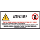 GRAFOPLAST SRL GRALA10060F1 PREVENZIONE VINYL ADES.140X60 6PZ/FG