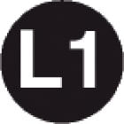 GRAFOPLAST SRL - GRALA20021F1 TONDA L1 W/B VINYL AD D=20 98PZ/FG