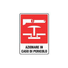 GRAFOPLAST SRL GRALC12110P1 AZIONARE IN CASO DI IN PVC 240X355 1PZ/F