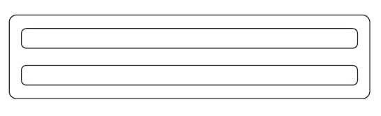 GRAFOPLAST SRL - GRASI2K804W/430 STRISCIA ADESIVA 430X10MM BIANCO PMMA 80