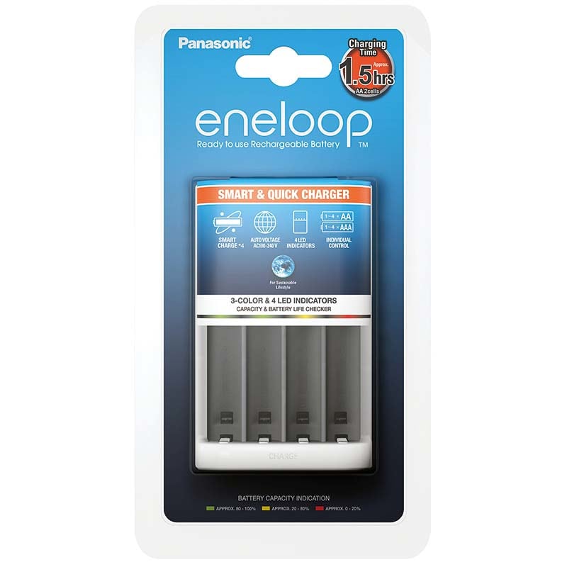 ELCART DISTRIBUTION - ERT300907500 CARICABATTER. AA/AAA BASE ENELOOP