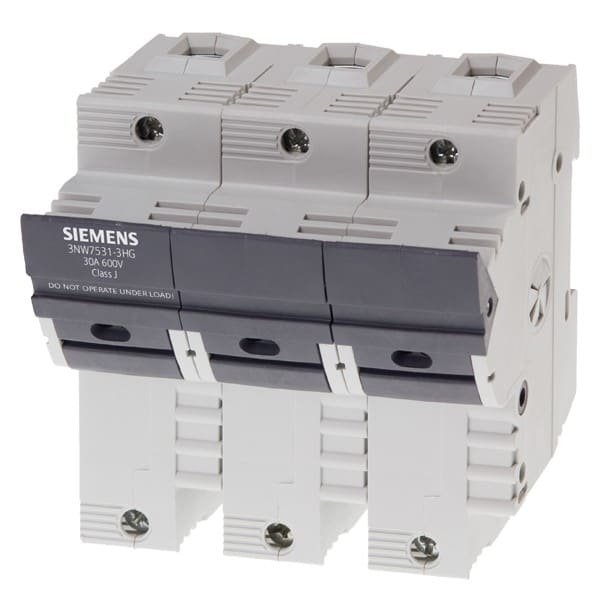 SIEMENS SIE3NW75313HG PORTAFUSIBILE CLASS J, 3P 30A 600V