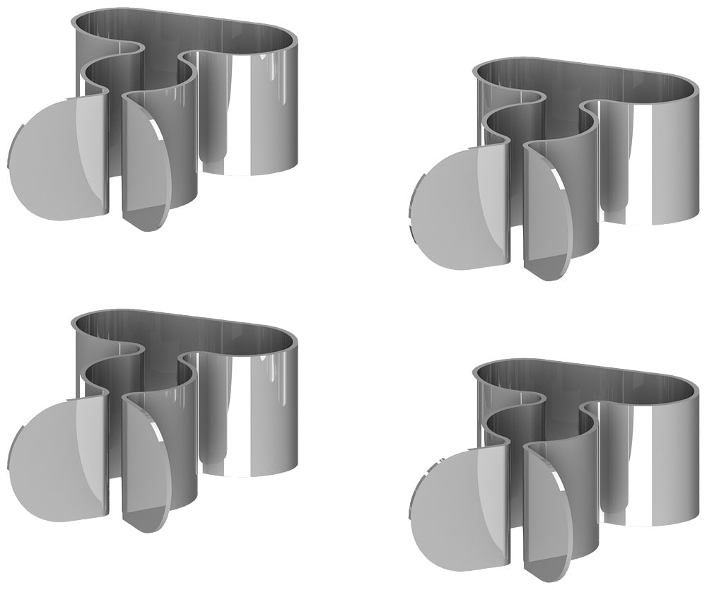 SIEMENS SIE3LD92281G MORSETTI CAVO SCHERMATO 3LD EMC (4PZ)